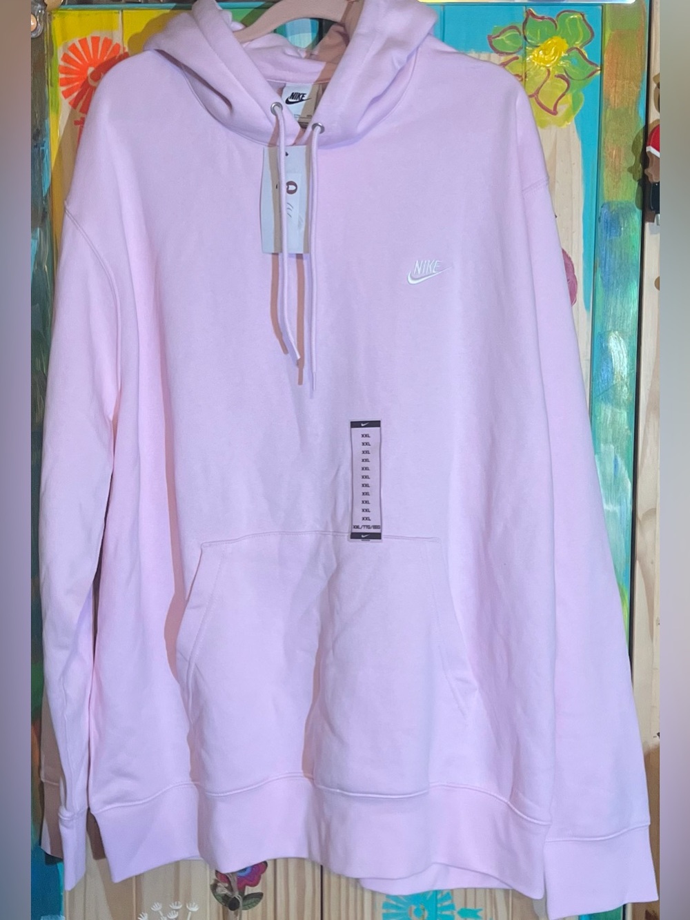Nike Men’s Light Pink Hoodie XXL • NWT